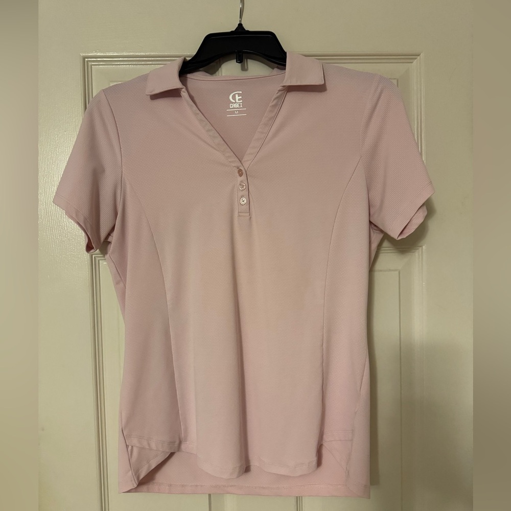 Cherokee Women's Light Pink Button Down Shirt